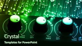  Presentation with fiber - Colorful slide deck enhanced with fiber optics background with lots backdrop and a forest green colored foreground