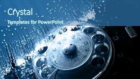  Presentation with fiber optics - Slides enhanced with fiber optics background with lots background and a ocean colored foreground