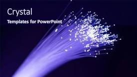  Presentation with fiber optics - Slide set with fiber-optics-lights-abstract-background background and a navy blue colored foreground