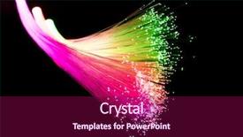  Presentation with laser light colorful abstract - Amazing slide set having fiber optics lights abstract background backdrop and a violet colored foreground
