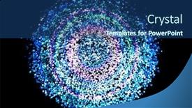  Presentation with ultra - Cool new slide deck with fiber optics network cable for ultra fast internet communications thin light threads that move information at high speed backdrop and a ocean colored foreground