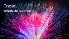  Presentation with fiber - PPT layouts enhanced with fiber-optics-network-cable background and a navy blue colored foreground