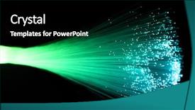  Presentation with fiber optics - PPT theme consisting of dna - design made of atomic particles background and a tawny brown colored foreground