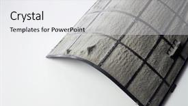  Presentation with flat - Slide set enhanced with fiberglass filters of central air background and a white colored foreground