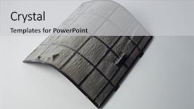  Presentation with flat - Presentation theme consisting of fiberglass filters of central air background and a light gray colored foreground