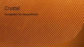  Presentation with feather - Slide deck enhanced with fibre alignment - high magnification brown feather macro background and a crimson colored foreground