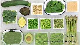  Presentation with food minerals - Audience pleasing PPT layouts consisting of fibre antioxidants vitamins minerals backdrop and a mint green colored foreground
