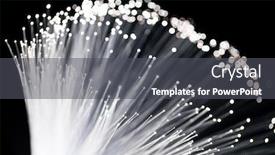  Presentation with optical - Beautiful slides featuring fibre-optical backdrop and a dark gray colored foreground