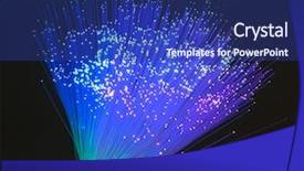  Presentation with fiber - Audience pleasing PPT theme consisting of fibre optique - fiber optical picture with details backdrop and a navy blue colored foreground