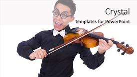  Presentation with funny - PPT theme with beautiful lovely girl wearing her first child in the stomach and is looking forward to his birth strolling in the park enjoy nature and quietness background and a light gray colored foreground