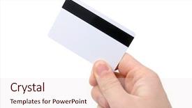  Presentation with magnetic - Cool new slide deck with fidelity - photo of blank magnetic card backdrop and a lemonade colored foreground