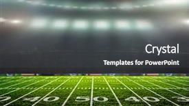  Presentation with field hockey - Presentation with field hockey - stadium abstract football background and a dark gray colored foreground