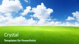  Presentation with perfect - Amazing slides having field of grass and perfect backdrop and a tawny brown colored foreground