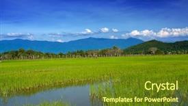  Presentation with sabah - Audience pleasing presentation consisting of range of mount kinabalu sabah backdrop and a tawny brown colored foreground