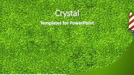  Presentation with pinwheel - Cool new PPT theme with fieldcraft - 3d image of pinwheel toy backdrop and a tawny brown colored foreground