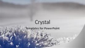  Presentation with sparkling - Presentation theme with fields waves - winter landscape- snow field sparkling background and a light gray colored foreground