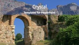  Presentation with ancient greece - Cool new presentation theme with fieldwork - archeological site of the ancient backdrop and a  colored foreground