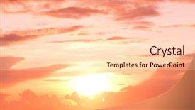  Presentation with fiery - Cool new presentation with fiery backdrop bright horizon backdrop and a lemonade colored foreground