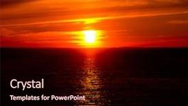  Presentation with fiery - Beautiful presentation theme featuring fiery backdrop burning skies backdrop and a wine colored foreground