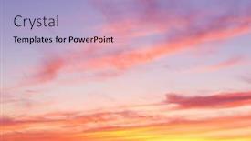  Presentation with fiery - Slide deck enhanced with fiery backdrop night is coming background and a light blue colored foreground