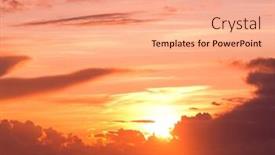  Presentation with fiery - Beautiful presentation theme featuring fiery backdrop night is coming backdrop and a coral colored foreground