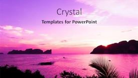  Presentation with fiery - Amazing presentation theme having fiery backdrop night is coming backdrop and a lavender colored foreground