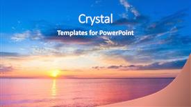  Presentation with fiery - Theme consisting of fiery backdrop setting background and a teal colored foreground