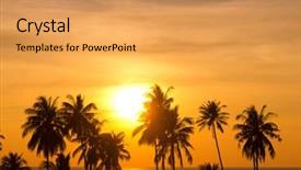  Presentation with fiery - Colorful PPT theme enhanced with fiery backdrop sunset divine backdrop and a yellow colored foreground