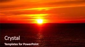  Presentation with fiery - Cool new presentation design with fiery backdrop sunset paradise backdrop and a wine colored foreground