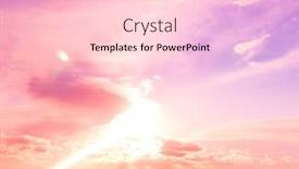  Presentation with fiery - Audience pleasing PPT layouts consisting of fiery cloud setting sun backdrop and a lemonade colored foreground