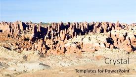  Presentation with arches national park - Slides consisting of fiery furnace arches national park utah usa background and a lemonade colored foreground