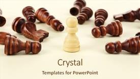  Presentation with chess - Amazing theme having fight independance - individuality chess concept backdrop and a  colored foreground