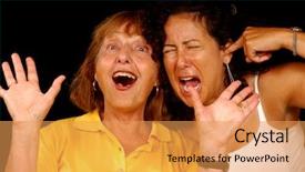  Presentation with daughter - Presentation design consisting of fight song - daughter embarrassed over singing background and a  colored foreground