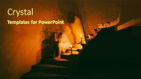  Presentation with old crime - PPT layouts with fighting-couple-in-old-creepy background and a tawny brown colored foreground