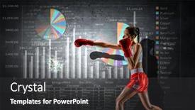  Presentation with sales - Slide set with fighting for sales dynamics mixed media mixed media background and a dark gray colored foreground