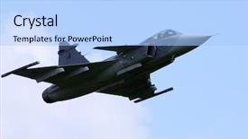  Presentation with air force - Beautiful slides featuring fighting jet - jas 39 grippen - czech backdrop and a light blue colored foreground