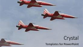  Presentation with suisse - Colorful slide set enhanced with fighting jet - patrouille suisse flying in formation backdrop and a light gray colored foreground