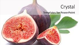  Presentation with fall leaves border white - Slides consisting of figs with leaves background and a white colored foreground