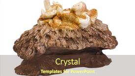  Presentation with baby jesus - Theme with figurine-of-baby-jesus background and a tawny brown colored foreground