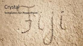  Presentation with designs - Amazing presentation having fiji handwritten in sand backdrop and a  colored foreground