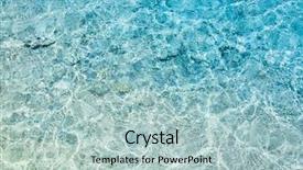  Presentation with clear water - Slides having fiji islands - crystal clear turqoise water background and a light blue colored foreground