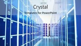  Presentation with cognitive perspective - Colorful PPT theme enhanced with file cabinet - lockers perspective backdrop and a light blue colored foreground