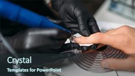  Presentation with manicure - Audience pleasing PPT layouts consisting of file client - female master makes a man backdrop and a  colored foreground