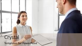  Presentation with real estate - Presentation with file client - real estate business sale background and a coral colored foreground