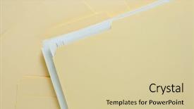  Presentation with messy - Colorful theme enhanced with file folder with paper backdrop and a soft green colored foreground