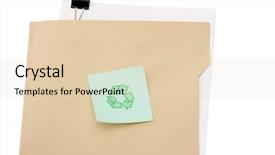  Presentation with file folder - Audience pleasing PPT theme consisting of file folder backdrop and a lemonade colored foreground