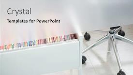  Presentation with file drawer - PPT theme with file-folders-in-drawer-partly background and a light gray colored foreground