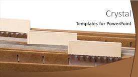  Presentation with tab - Slide deck having file-folders-with-tab-copy background and a white colored foreground