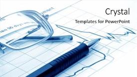  Presentation with shares - Cool new slides with file shares - business accessories on a background backdrop and a white colored foreground