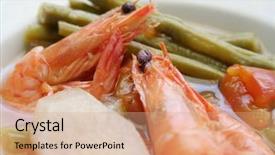  Presentation with filipino - Cool new presentation with filipino food - tamarind soup sinigang with shrimp backdrop and a coral colored foreground